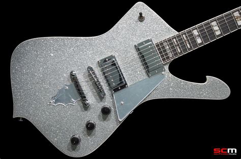 ibanez paul stanley pssp ssp iceman signature electric guitar limited edition silver sparkle