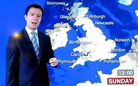 alex deakin bbc weatherman left red faced over on air c word