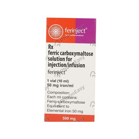 ferinject  mg injection   side effects dosage composition price pharmeasy