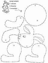 Recortar Pegar Articulados Infantiles sketch template