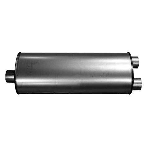 walker  quiet flow stainless steel oval aluminized exhaust muffler
