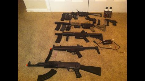 my airsoft gun collection youtube