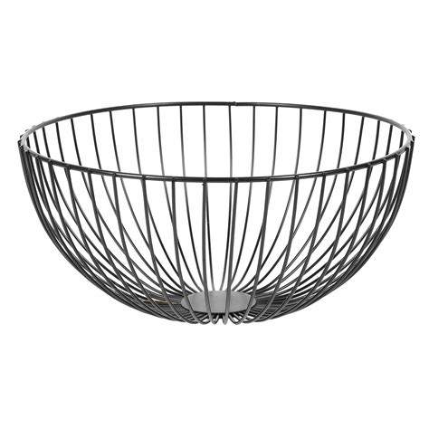 kitchen black metal wired decorative fruit bowl ornament egg bread basket ebay