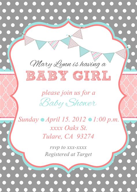 baby shower invites etsy  printable baby shower invitations templates