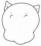 Pig Tunes Looney Porky Cartoon Cliparts Coloring Pages Head Clipart Clip Library Line sketch template