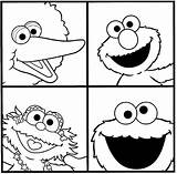Sesame Street Coloring Pages Printables Elmo Printable Color Cute Rocks Birthday Count Kids Print Choose Board sketch template
