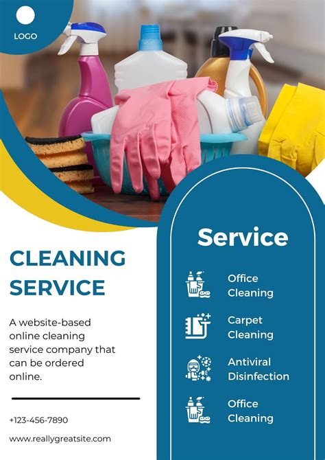 commercial cleaning services flyers