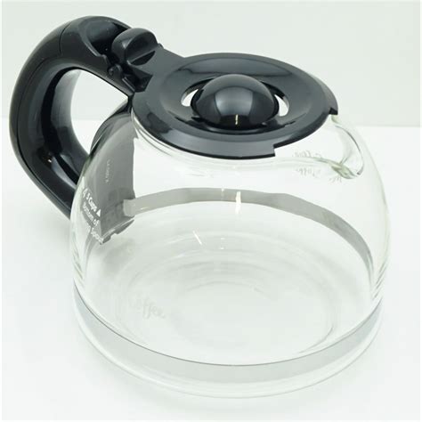 coffee  cup replacement glass carafe black
