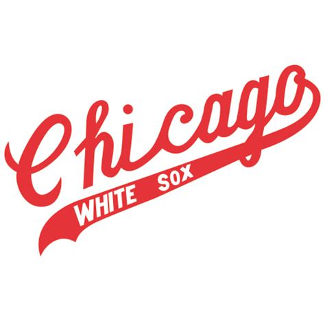 chicago white sox script logo iron  stickers heat transfers version