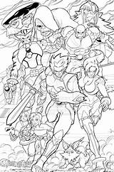 Thundercats Pages Inked sketch template