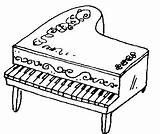 Pianos Piano sketch template