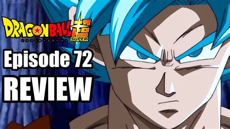 dragon ball super episode 72 review goku vs hit round 2 youtube