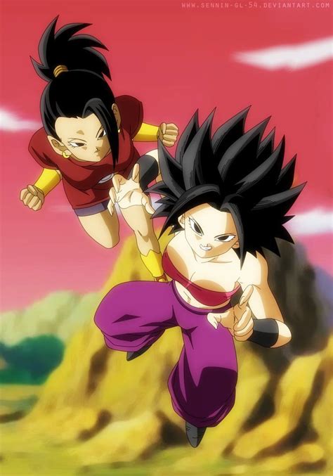 Kale And Caulifla Dragon Ball Super By Sennin Gl 54 Anime Dragon