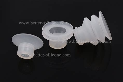 China Custom Silicone Rubebr Suction Gripper Bellows Suction Cups