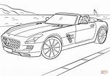 Coloring Pages Mercedes Amg Benz Sls Printable sketch template