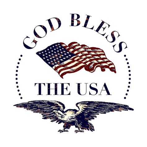 god bless the usa digital art by antique images fine art america