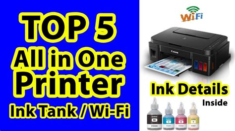 Top 5 Printers 2018 All In One Printer Best Ink Tank Printers India