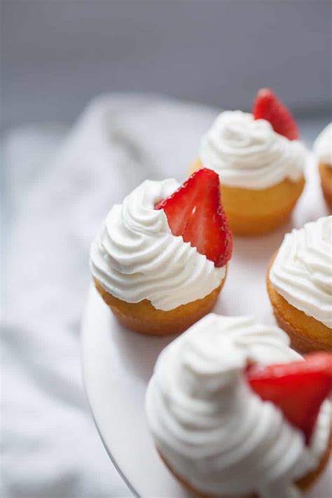 Strawberry Shortcake Cupcakes With Whipped Cream Frosting