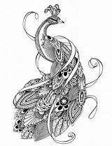 Adult Mandala Paon Plantillas Pfau Coloriage Zentangle Mandalas Ausmalbilder Sheets Doodle Erwachsene Malvorlage Pavo Pfauenfeder Tangled Malvorlagen Getdrawings Feathers Ornate sketch template