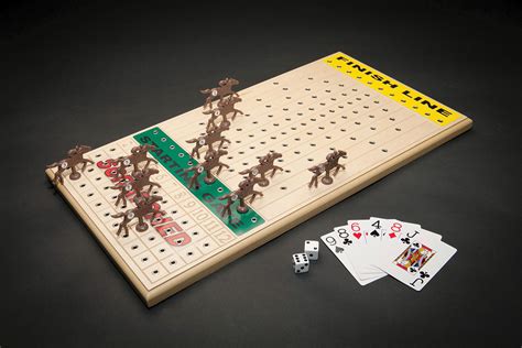 horseracing gametop maple   board games