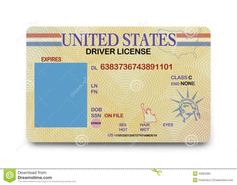 blank drivers license template psd images north carolina