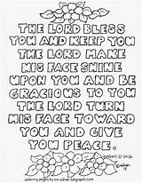 Priestly Pages Bible Blessing Verse Scripture Adron Coloringpagesbymradron Sheets sketch template