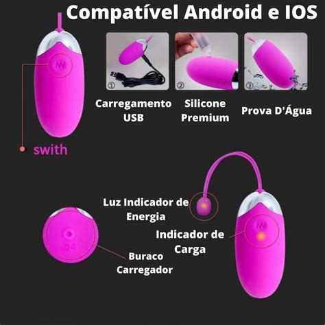 Vibrador Com App Controle Remoto Celular Bluetooth Sexyshop