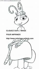 Coloring Bugs Life Pages Book sketch template