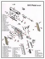 Colt Schematic Acp Kimber Handgun Guns Exploded Airsoft Harrington Richardson Glossy Blueprints sketch template