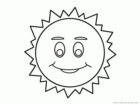 printable sun coloring pages coloring home