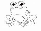 Coloring Pages Leap Getcolorings Frog sketch template