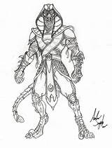 Mortal Kombat Colorir Combat Scorpion Malvorlagen Getdrawings Desenhar Designlooter Freelargeimages sketch template