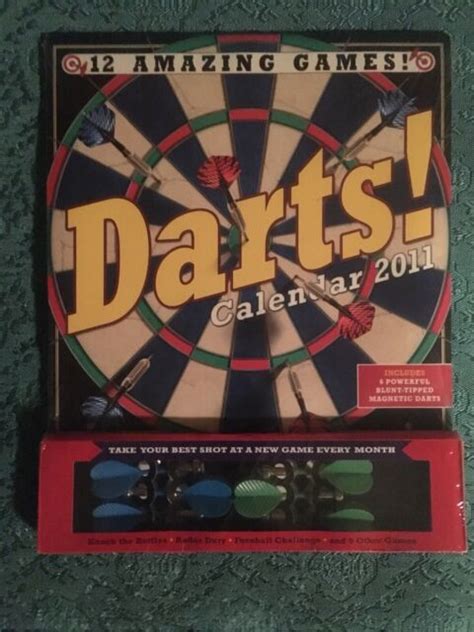 darts calendar  wall calendar  amazing games ebay