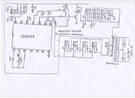 build  inverter  watts inverter circuit diagram