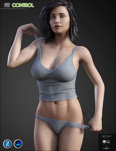 fit control for genesis 8 female s 3d models and 3d software by daz 3d