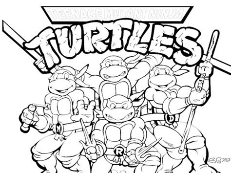 ninja turtle coloring page  print