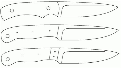 printable knife templates merrychristmaswishesinfo