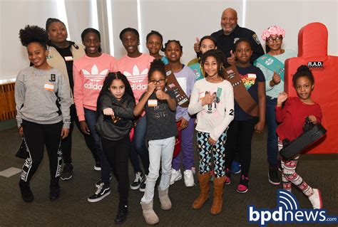 bpd in the community bpd teams up with girl scout troop for a self
