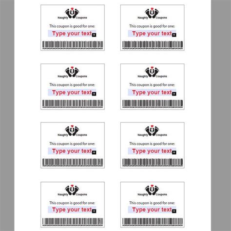 editable sex coupons naughty printable instant download etsy