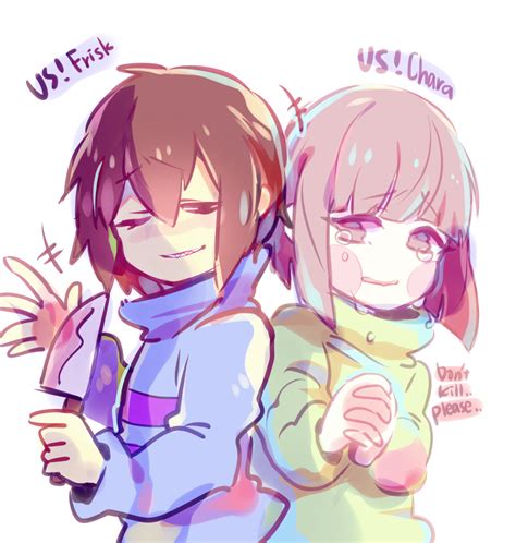 Underswap Frisk And Chara Undertale Know Your Meme