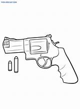 Coloring Pages Weapon Weapons Print Wonder Mpx Smg Cartridges Revolver sketch template