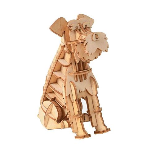 wooden puzzle assembly model diy animal cat wood craft kids educational toys gift alexnldcom