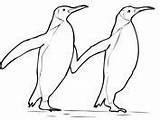 Penguin Hatching sketch template