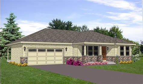 plan ma  bed ranch  garage options   ranch style house plans ranch house