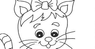 cute  beauty cat animal coloring pages  print choosboox
