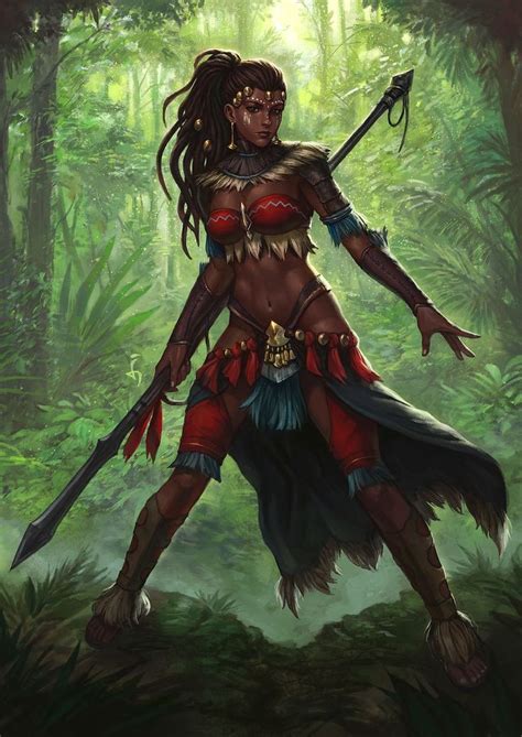 netyalla tribal warrior fantasy art women warrior woman