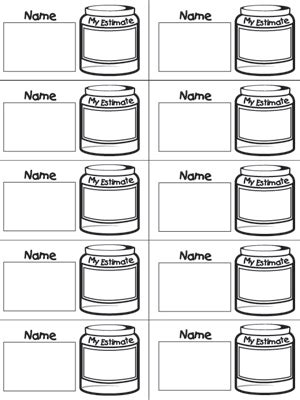 guess  candy   jar game template  template design