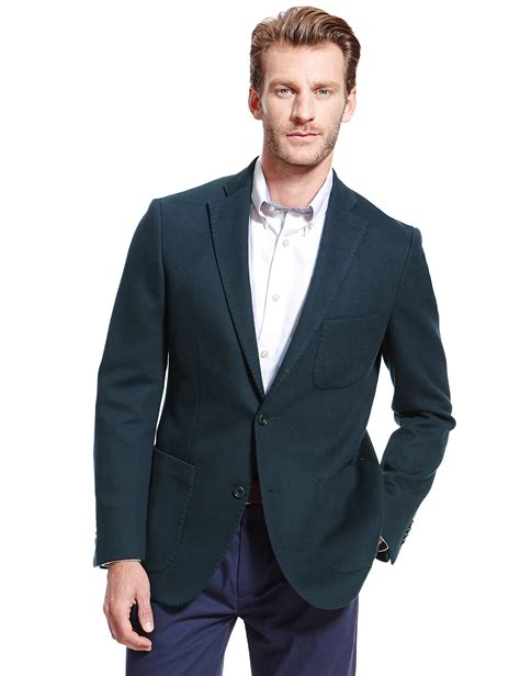 collection tailored fit jersey blazer snapcat
