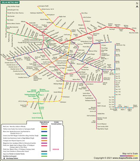 delhi metro map botanical garden  hauz khas  bios