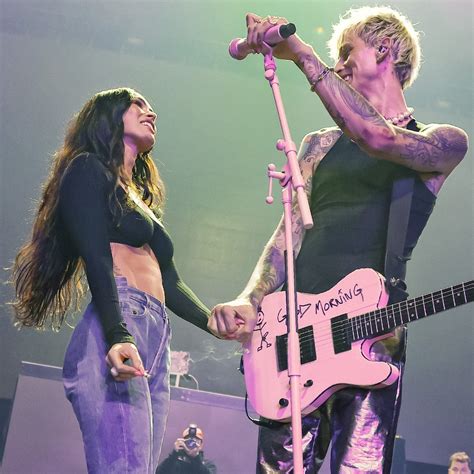 megan fox and machine gun kelly take their love to the stage during